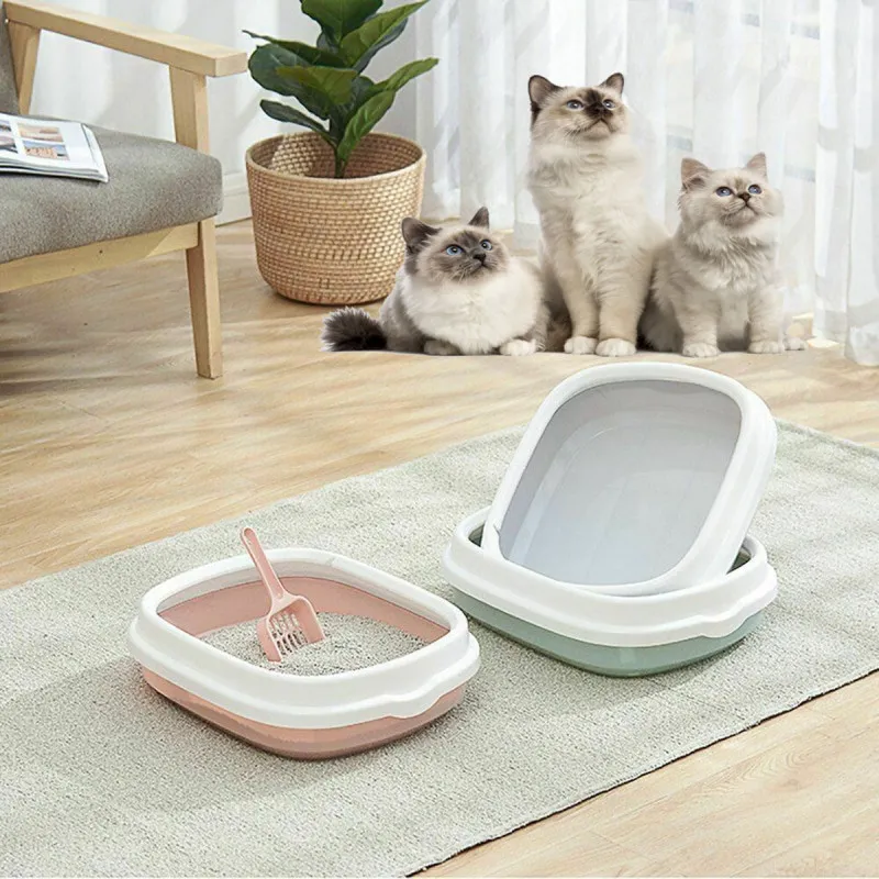 Toalet za mace - Posuda za pesak sa lopaticom 40 x 33 x 12 cm