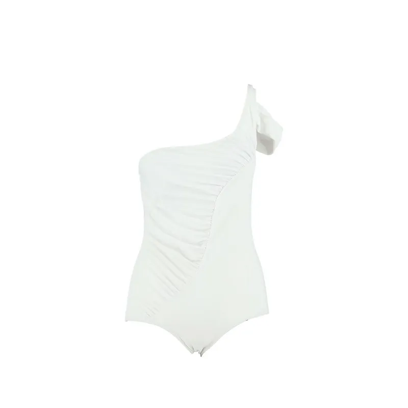 Jednodelni ženski kupaći kostim - PLUS SIZE - FEMME WHITE