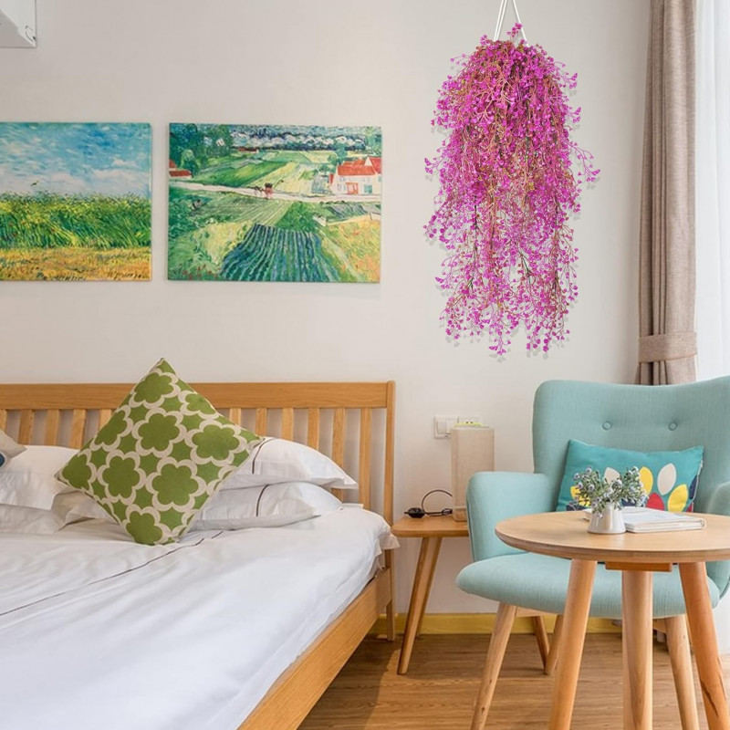 Forsythia Pink - Veštački viseći cvetovi za dekor prostora