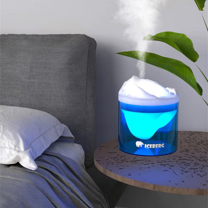 Ovlaživač vazduha sa LED osvetljenjem – Iceberg efekat