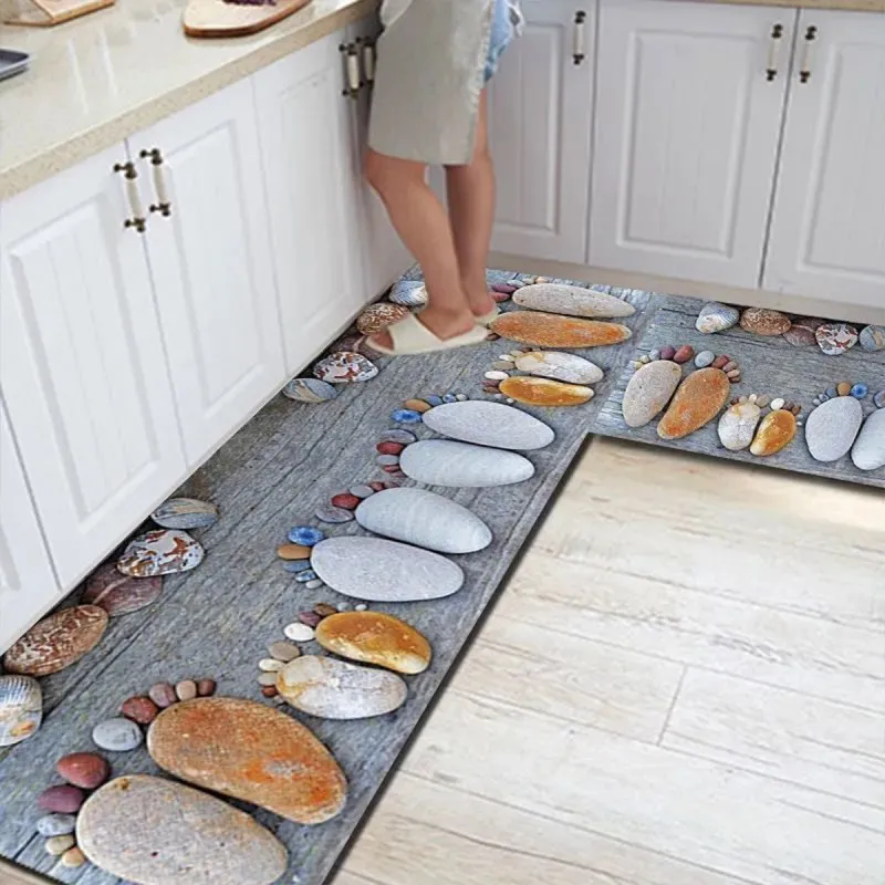 Set staza za ugao kuhinje sa dezenom kamenčića