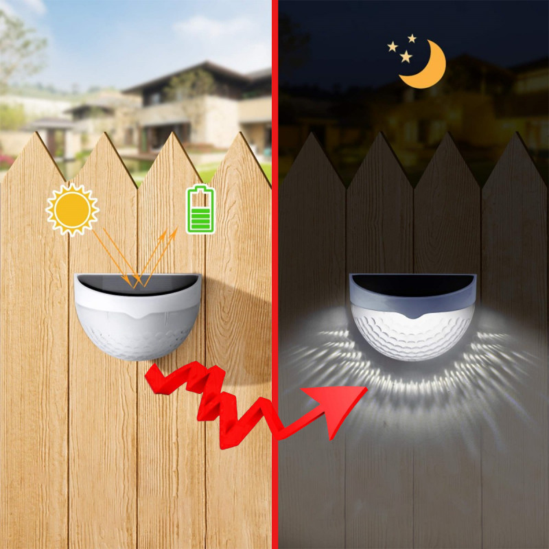 Set od 2 solarne zidne lampe za osvetljen ulaz