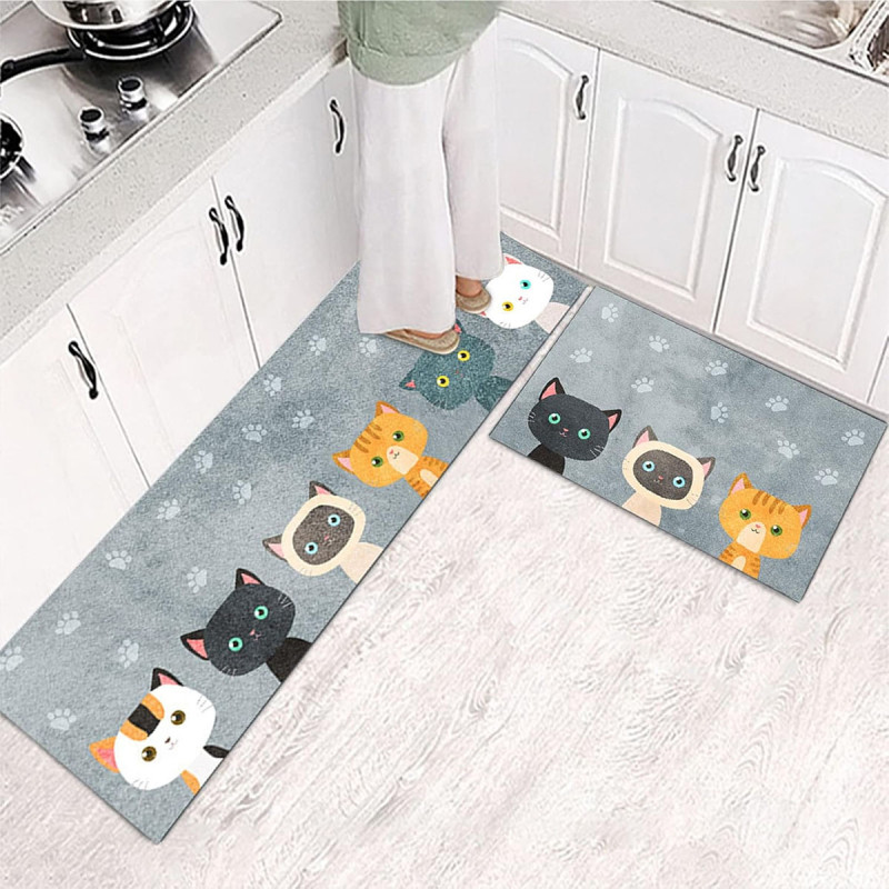 Kombinovani set podnih prostirki za kuhinju - Mace