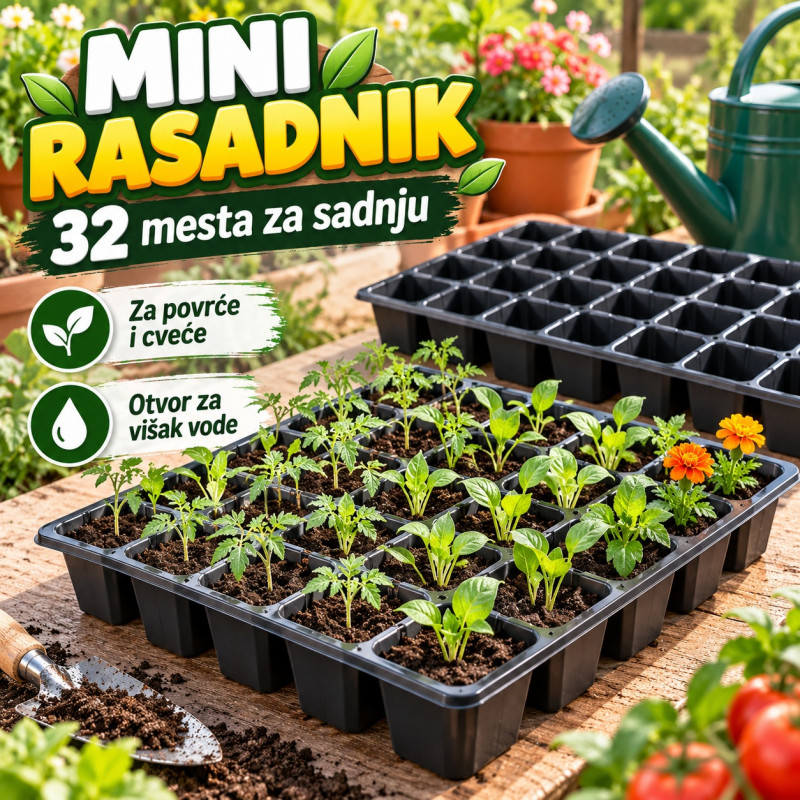 Mini rasadnik - Sadna tacna za 32 biljke