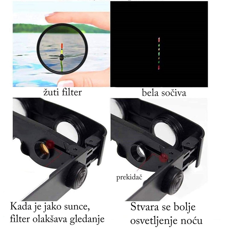 Teleskopske naočare za planinarenje i posmatranje