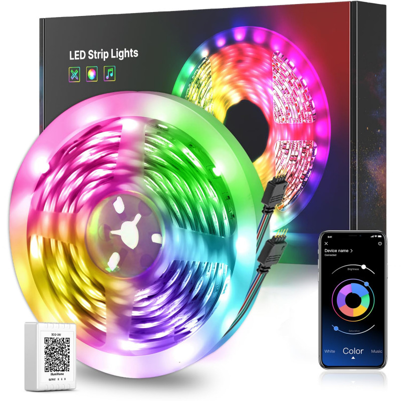 Smart lampice od 20m i 200 svetiljki + app za kontrolu telefonom