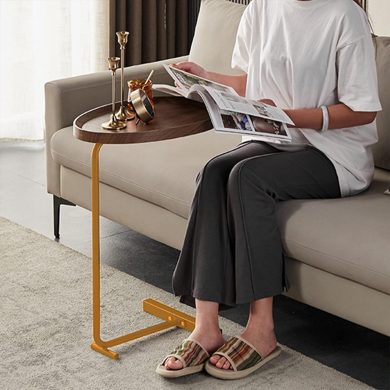 Gold Side C table - elegantni pomoćni stočić