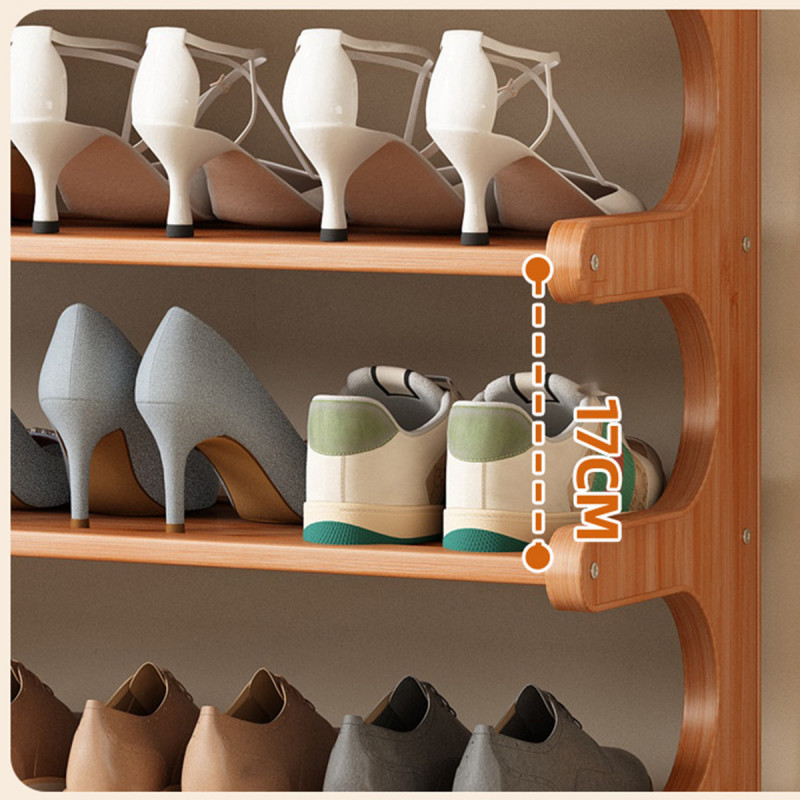 BAMBOO LINE - Vertikalni stalak-cipelarnik na 4 nivoa