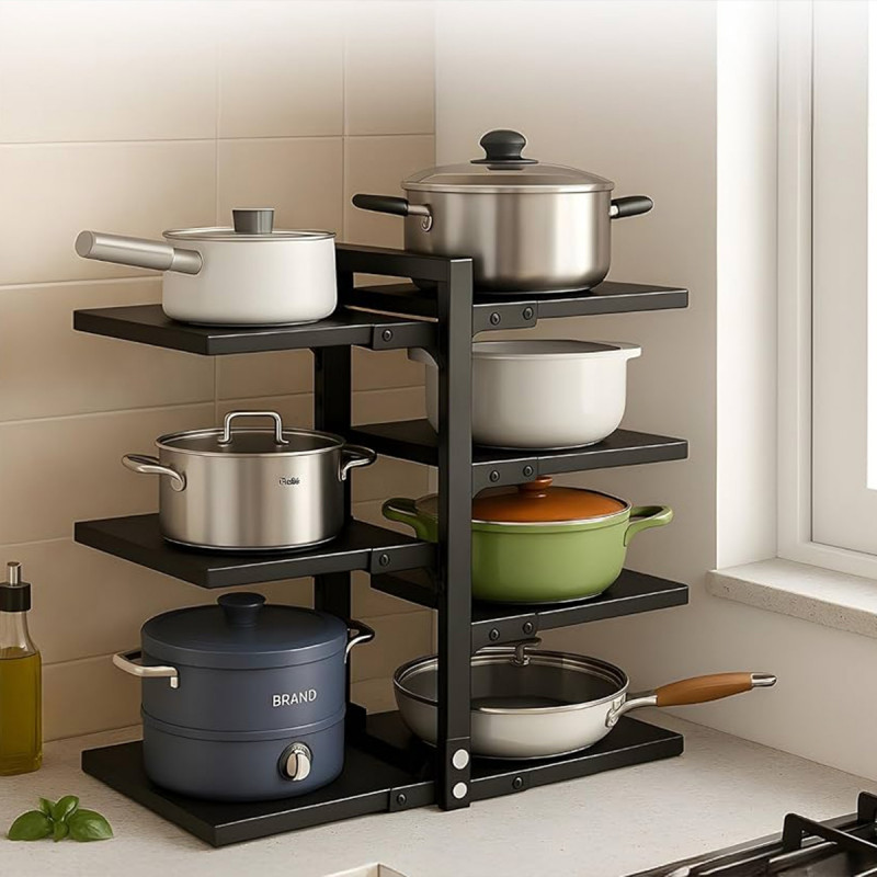 VERTIKO Pot Stand - podesivi stalak za tiganje i šerpe