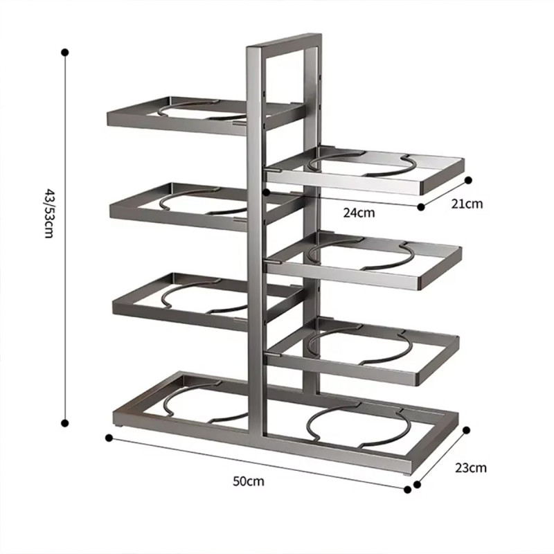VERTIKO Pot Stand - podesivi stalak za tiganje i šerpe