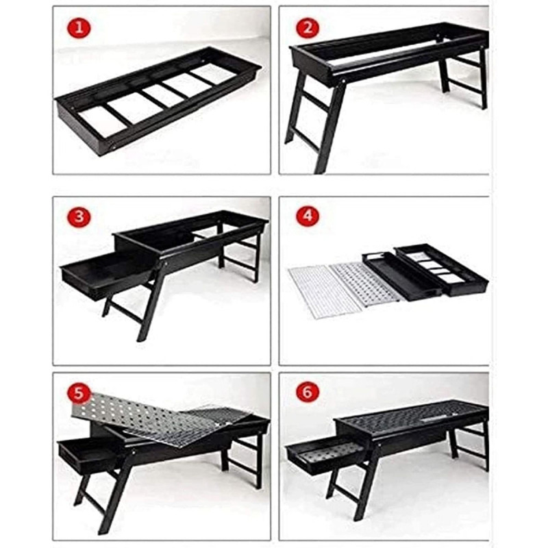 Sklopivi prenosivi roštilj za uživanje napolju