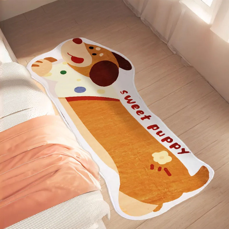 Brown Puppy rug - Slatki tepih u obliku braon kuce