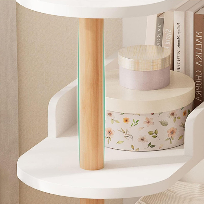 Moderna drvena polica na 4 nivoa