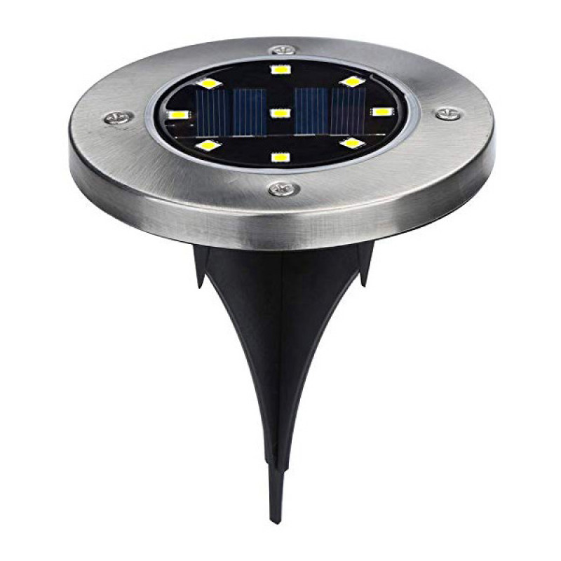 Disk Lights - Baštenske solarne disk ubodne lampe 4 kom