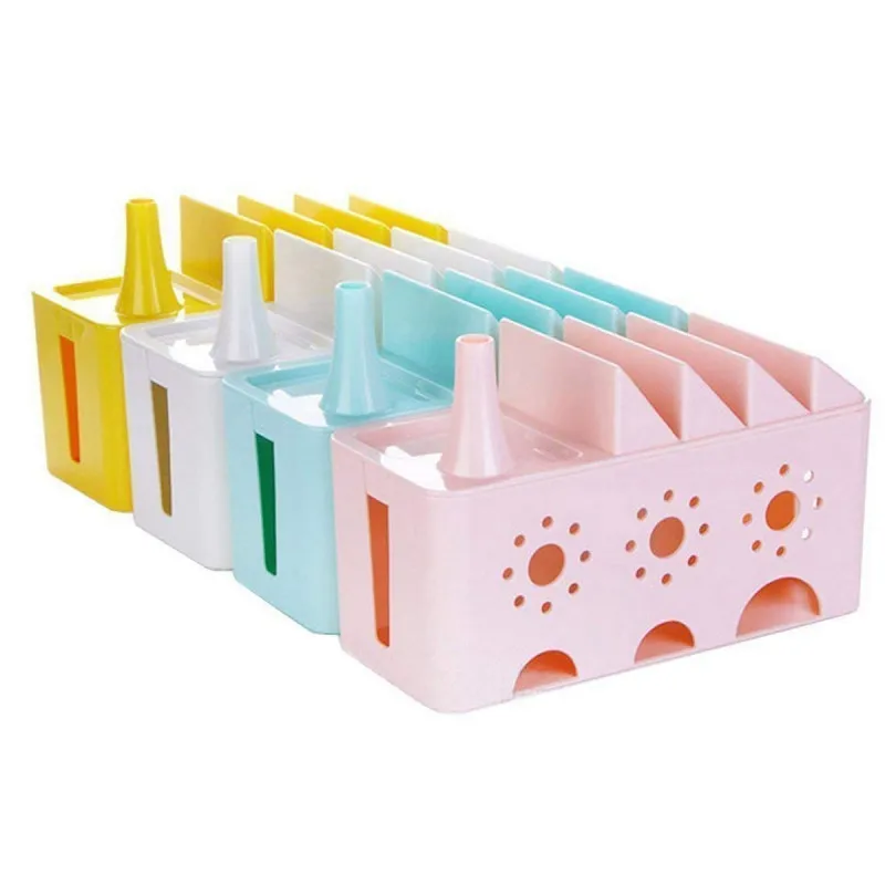 Mini Cable Box - Mini kutija za prikrivanje kablova + držač telefona