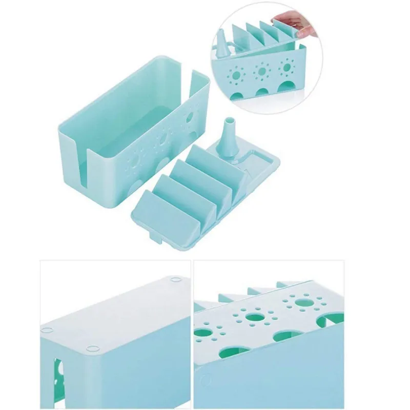Mini Cable Box - Mini kutija za prikrivanje kablova + držač telefona