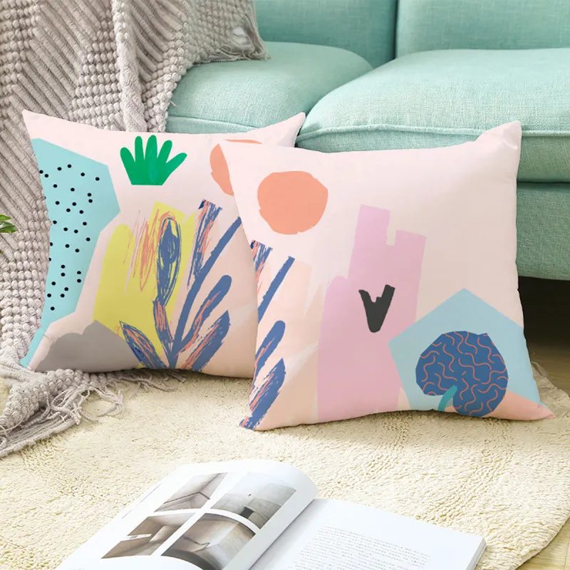 White Pattern Pillow - beli dekorativni jastuk 