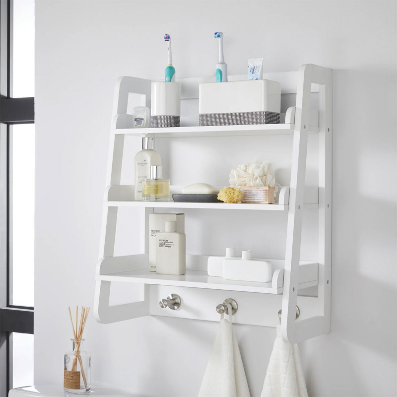 Bathroom Shelf -  Elegantna zidna polica sa 3 pregrade