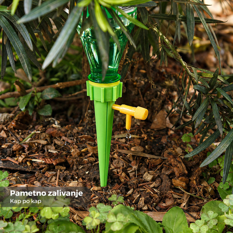 Pametna prskalica kap-po-kap 10 komada – Savršeno zalivanje bez muke i rasipanja vode