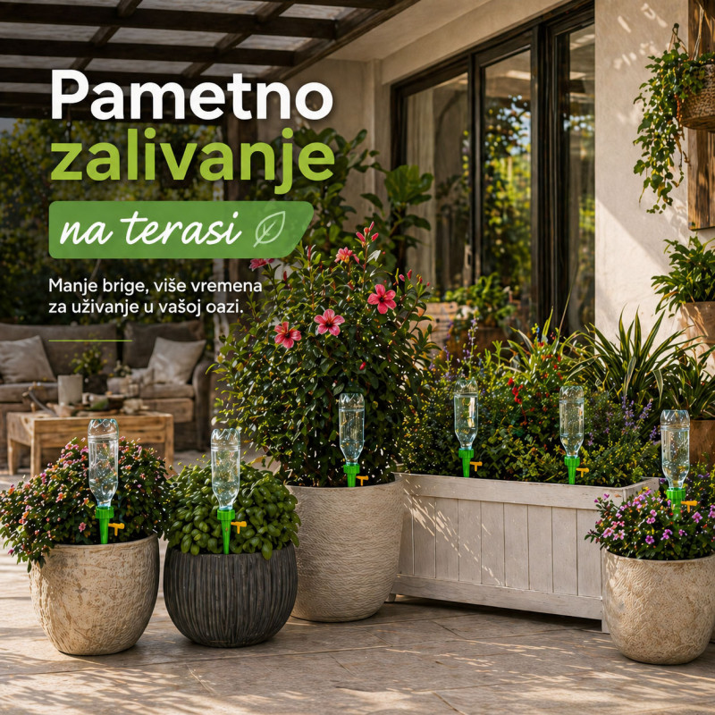 Pametna prskalica kap-po-kap 10 komada – Savršeno zalivanje bez muke i rasipanja vode