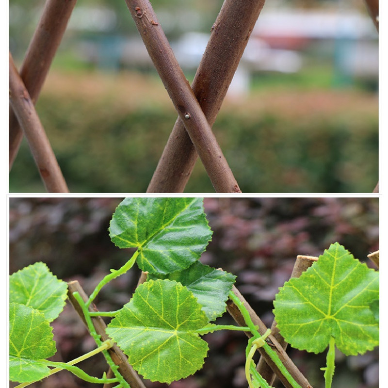 Green Fence - Podesiva ograda sa veštačkim zelenilom 120 cm