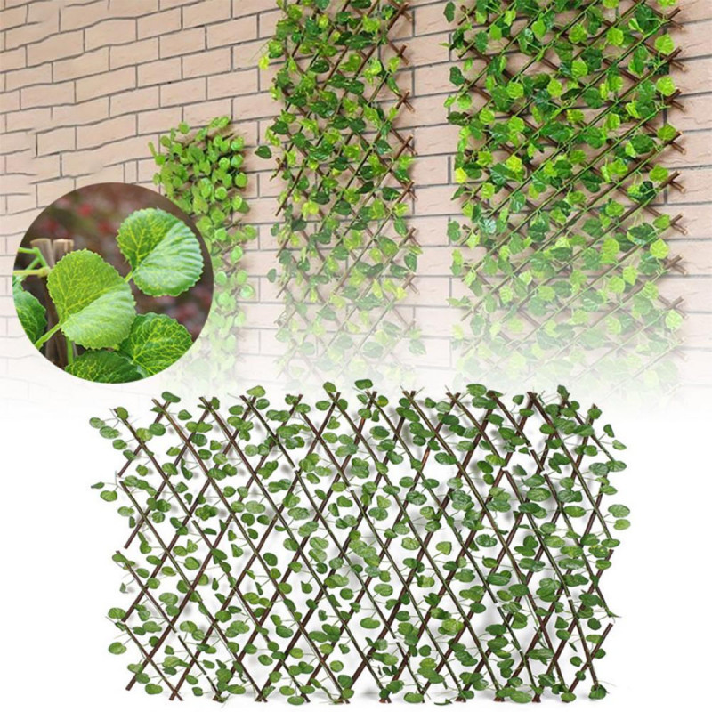 Green Fence - Podesiva ograda sa veštačkim zelenilom 120 cm
