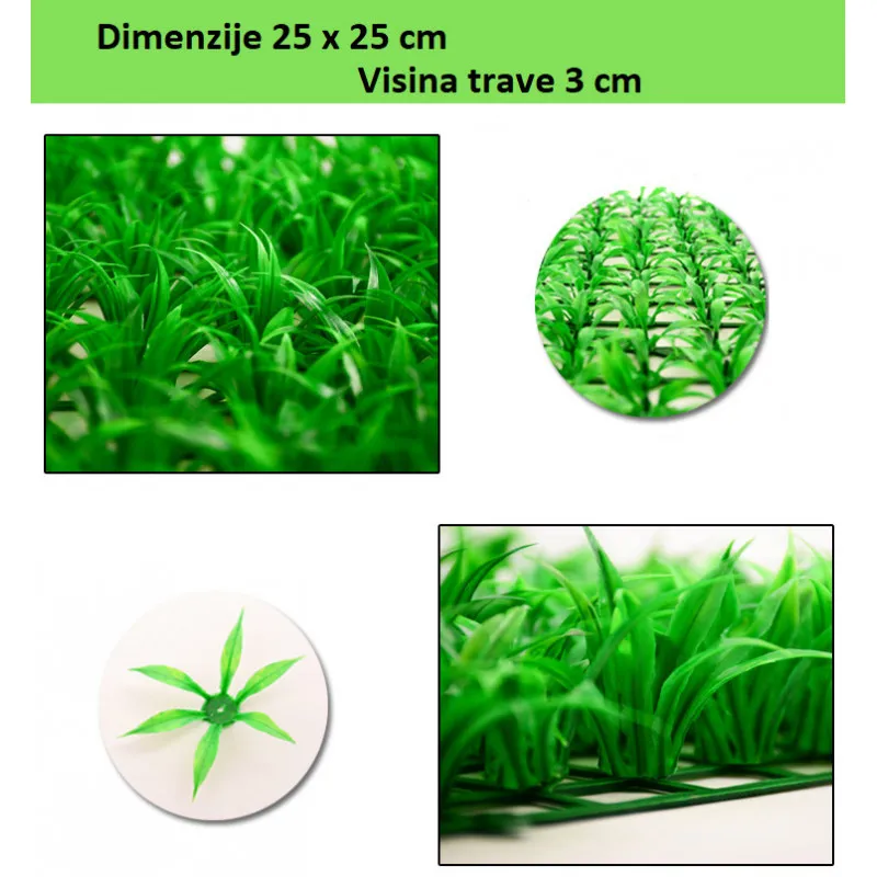 Vertical Garden - veštačka trava za dekoraciju zidova i ograda