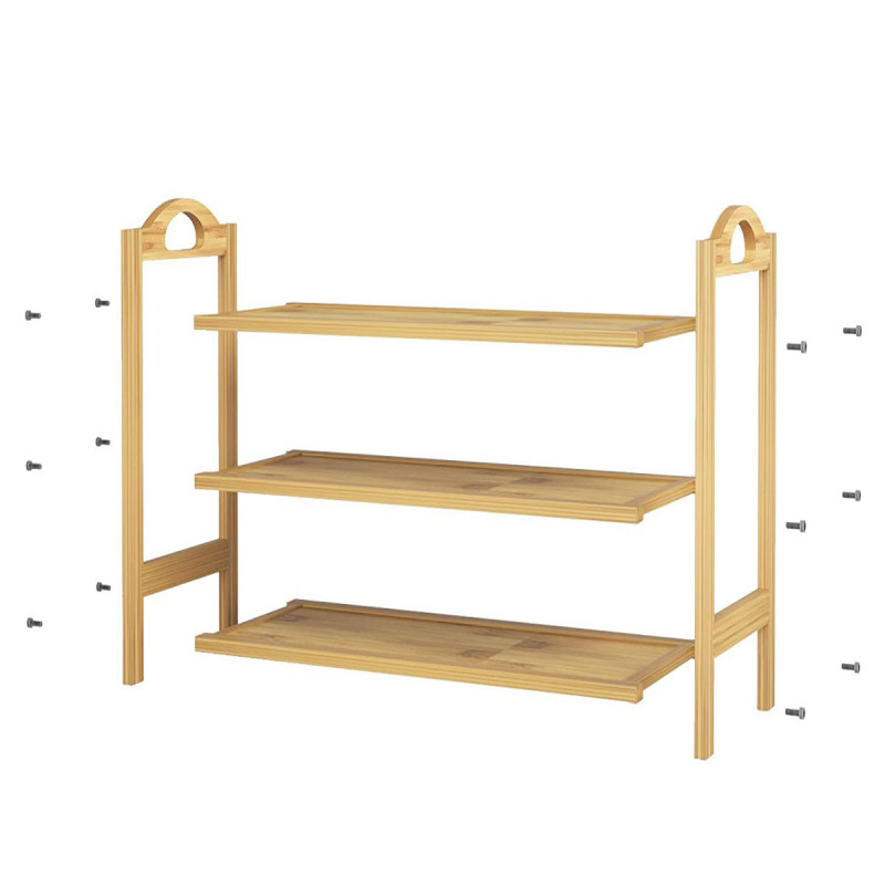 Bamboo Shoe Rack - organizer obuće