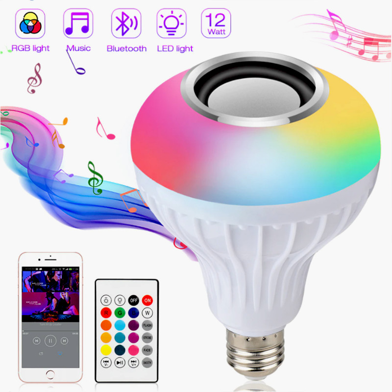 Smart bluetooth sijalica zvučnik + daljinski