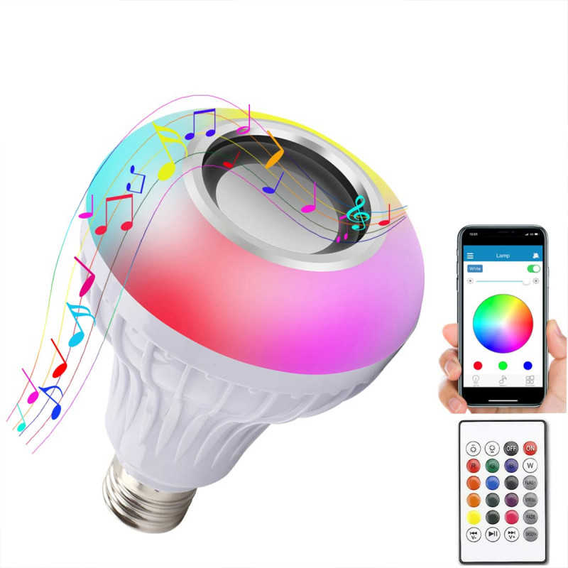 Smart bluetooth sijalica zvučnik + daljinski