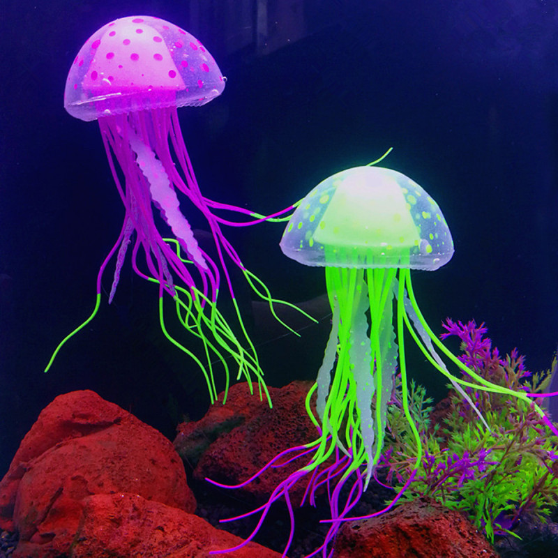 Dekorativne fluorescentne meduze