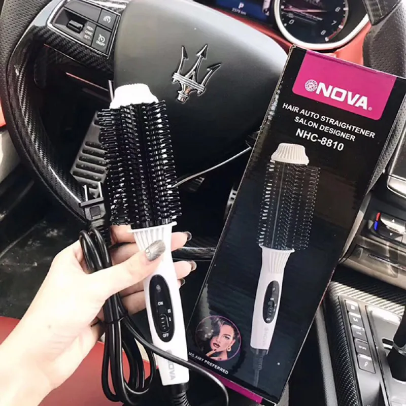 NOVA Straightener and Curler- Električna četka za ispravljanje i uvijanje kose