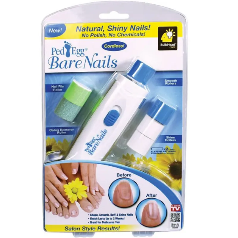 PED EGG BARE NAILS - Električna turpija za nokte