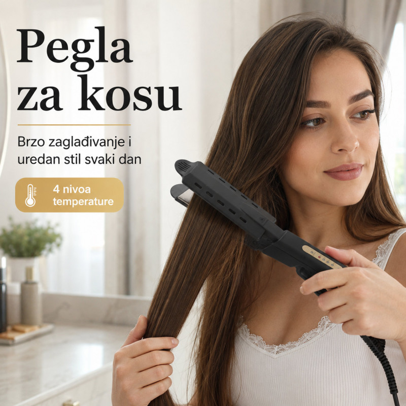 Keramička pegla za kosu – ravna i svilenkasta kosa za par minuta