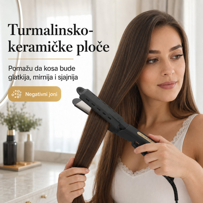 Keramička pegla za kosu – ravna i svilenkasta kosa za par minuta