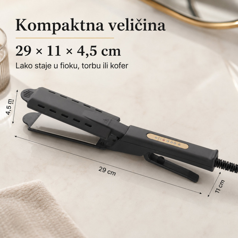 Keramička pegla za kosu – ravna i svilenkasta kosa za par minuta