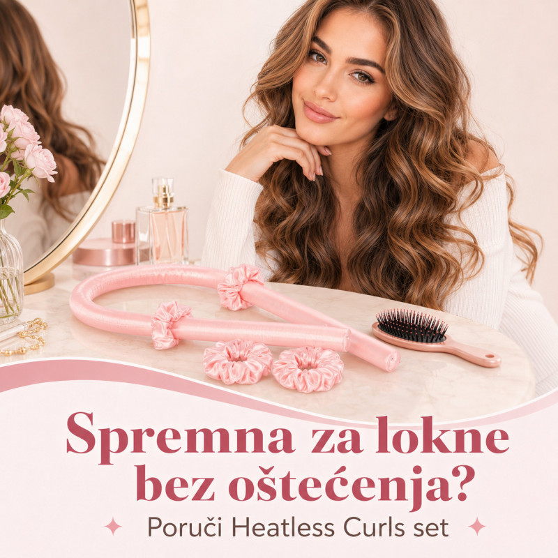 Heatless Curls - Savršene lokne BEZ toplote – bez oštećenja, bez pegle!