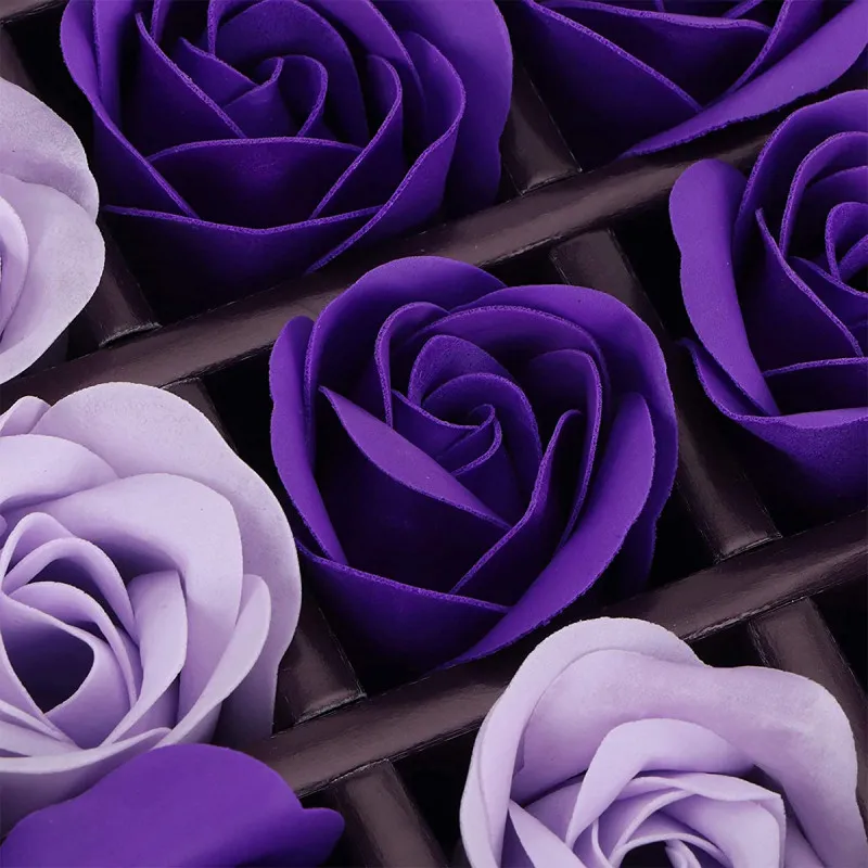 Poklon set ukrasnih sapuna - Ljubičastih ruža