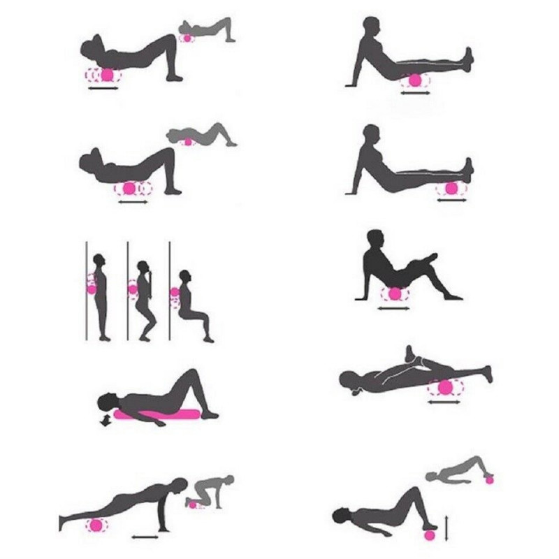 Fitnes Joga roler za vežbanje i masažu tela 