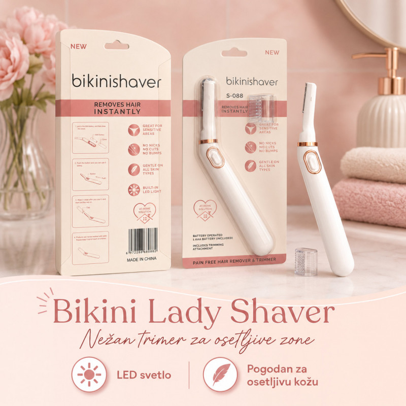Bikini Lady Shaver – ženski trimer za precizno uklanjanje dlačica