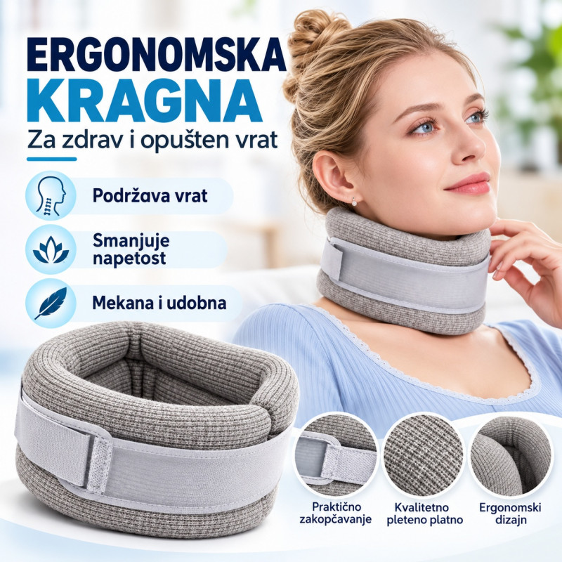 Ergonomska kragna za zdrav i opušten vrat