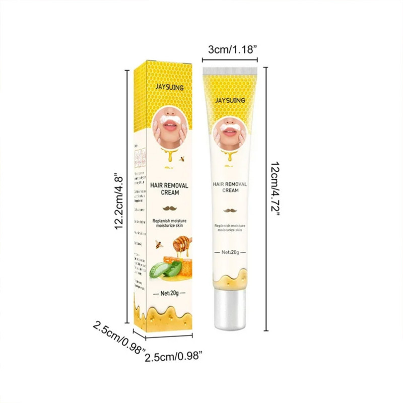 Krema za depilaciju nausnica sa medom i alojom