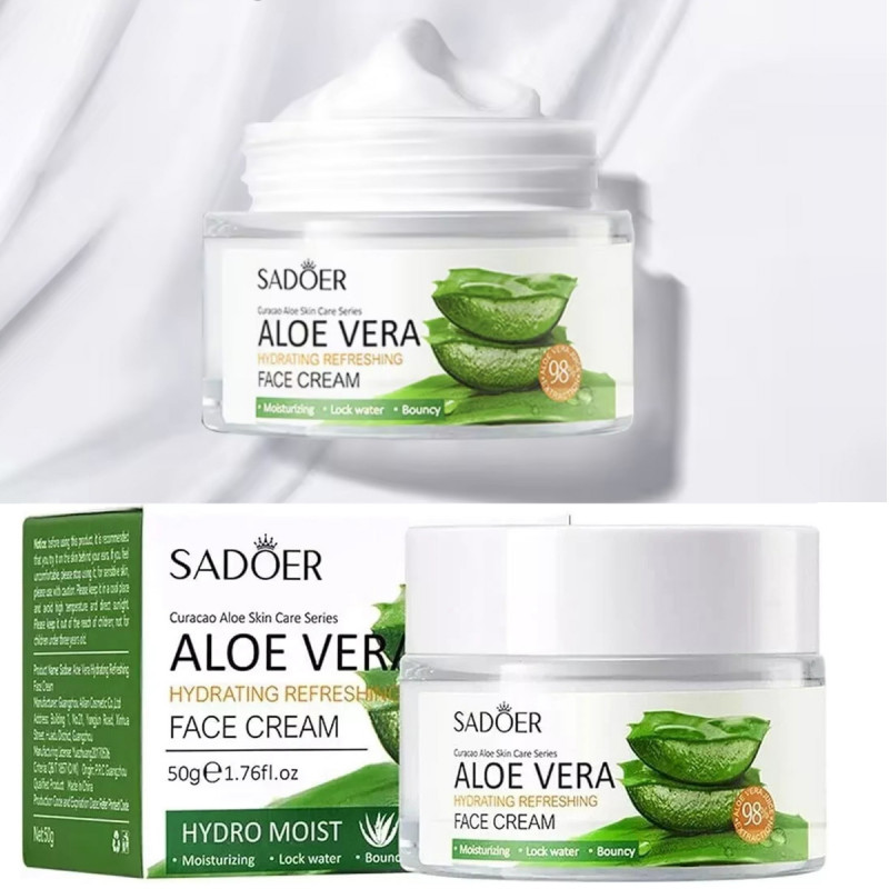 SADOER Aloe Vera – hidratantna i osvežavajuća krema za lice