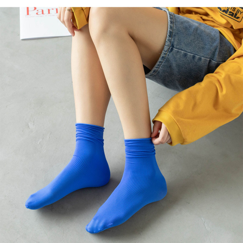 Udobne pamučne čarape bez ranfle 