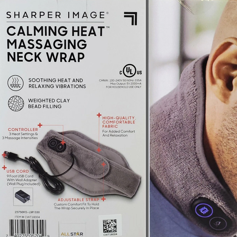 Calm wrap - relaks grejući masažer za vrat i ramena