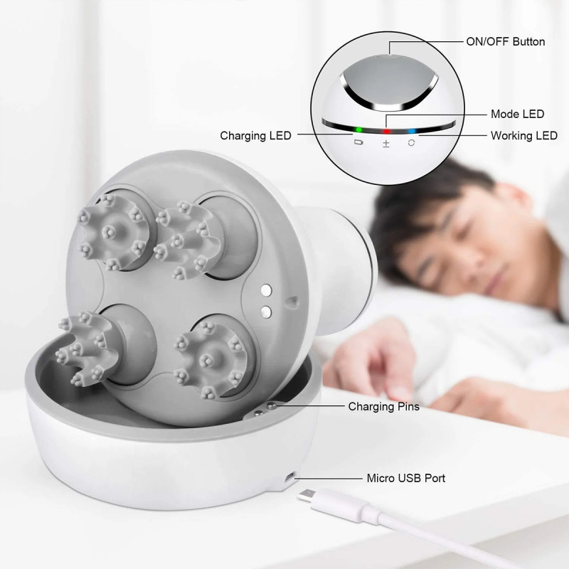 Pametni Skalp Masažer za masažu glave i stimulaciju rasta kose