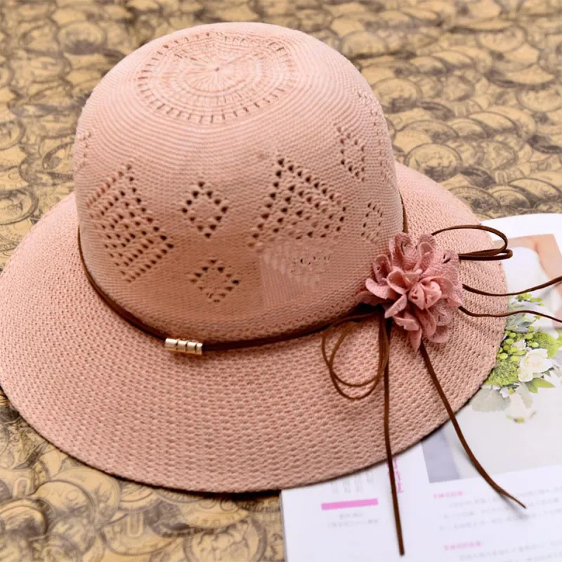 Flower Hat - Elegantni letnji ženski šešir