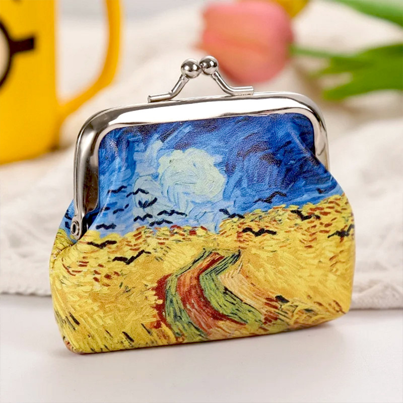Art novčanik za sitan novac sa Van Gog motivom