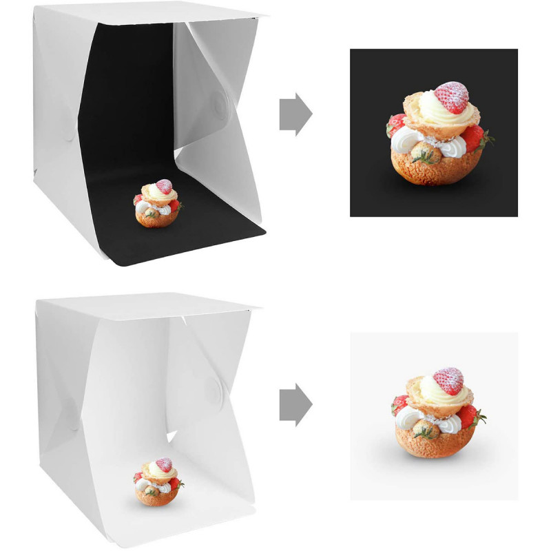 Light box sa LED lampicama - za profesionalne fotografije