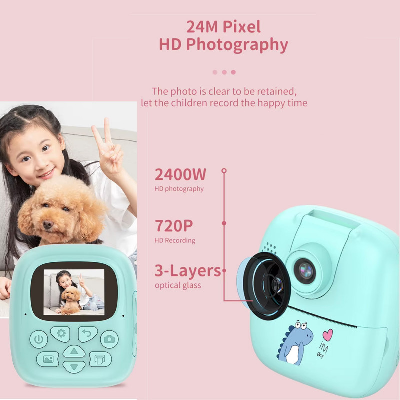 Digital print - Dečiji fotoaparat sa štampanjem za instant sliku